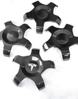 Model X - 22" Turbine Center Wheel Hubs - Real Molded Carbon Fiber- (Set of 4)