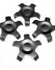 Model X - 22" Turbine Center Wheel Hubs - Real Molded Carbon Fiber- (Set of 4)