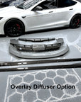 2022+ | Model S Viento Full Body Kit - Real Molded Carbon Fiber (4 Pieces)