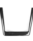 2024+ | Model 3 Highland Refreshed Charging Pad Frame Overlay - Real Dry Molded Carbon Fiber