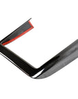 2024+ | Model 3 Highland Refreshed Charging Pad Frame Overlay - Real Dry Molded Carbon Fiber