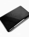 2026+ | Model Y Juniper Refreshed Armrest Overlay - Real Dry Molded Carbon Fiber