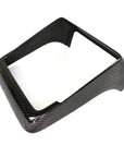 2024+ | Model 3 Highland Refreshed Backseat Screen Display Overlay Frame - Real Dry Molded Carbon Fiber