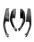 2024+ | Model 3 Highland Refreshed Front & Rear Lower Door Armrest Overlays (4 Pieces) - Real Dry Molded Carbon Fiber