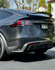 2022+ | Model X Colossal Rear Replacement Diffuser - Real Dry Molded Carbon Fiber