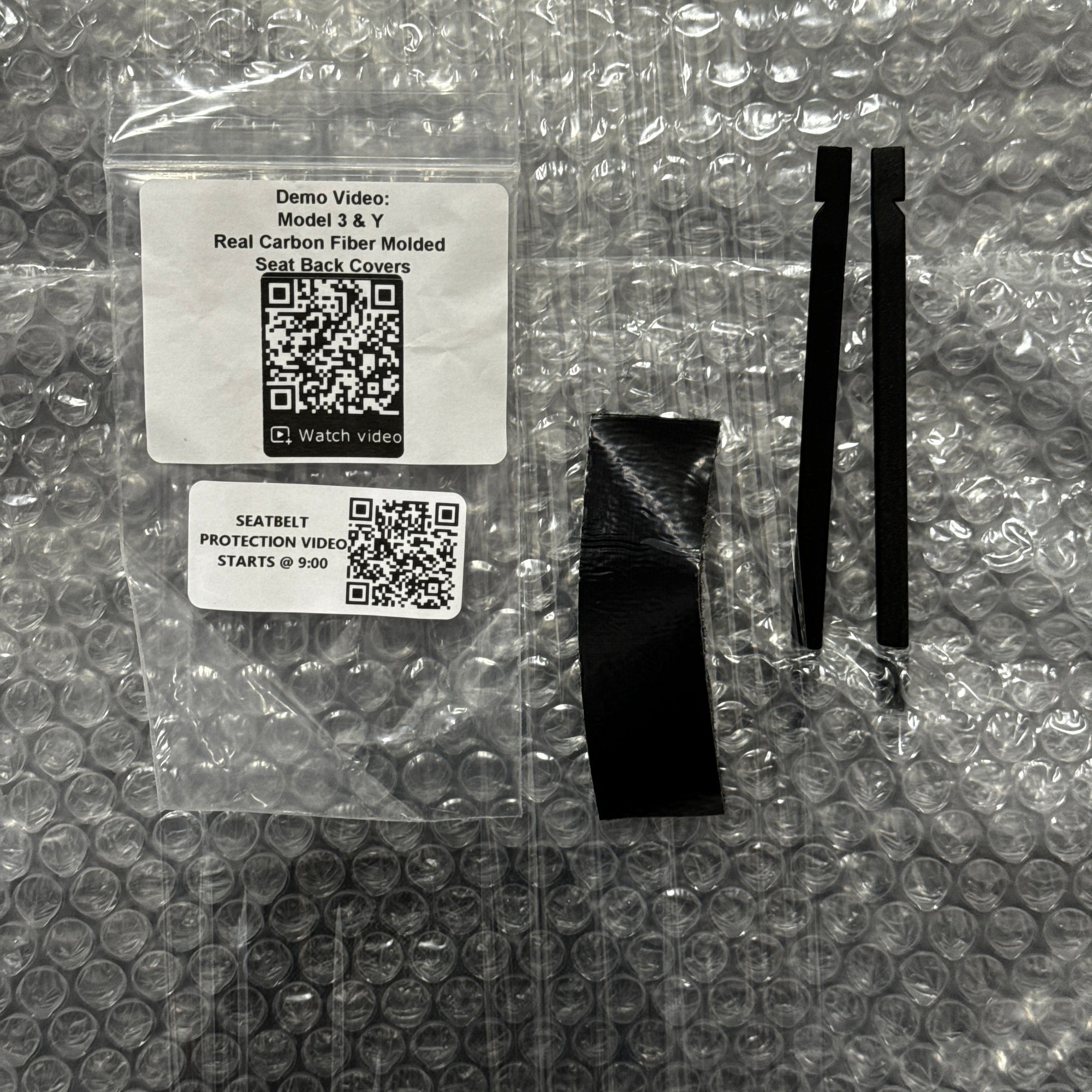 2021+ | Model S & X Seat Back Replacements Gen. 2 (1 Pair) - Real Molded Carbon Fiber