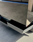 Cybertruck Rear Bumper Guard Step Plates - Glossy Black
