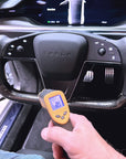 2021+ | Model S & X "Honking Airbag" Yoke Heated Steering Wheel Upgrade - Real Molded Carbon Fiber