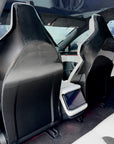 2024+ | Model S Plaid Seat Back Replacements Gen. 3 (1 Pair) - Real Molded Carbon Fiber