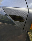 2024+ | Model 3 Highland Refreshed Charging Port Overlay (1 Pair) - Real Molded Carbon Fiber