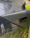 2024+ | Model 3 Highland Refreshed Charging Port Overlay (1 Pair) - Real Molded Carbon Fiber