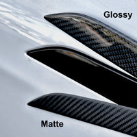 Model S Door Handle Overlay - (Set of 4) Real Molded Carbon Fiber