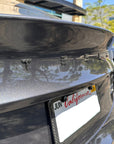 T-E-S-L-A Tailgate Emblem - Real Molded Carbon Fiber