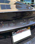 T-E-S-L-A Tailgate Emblem - Real Molded Carbon Fiber