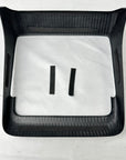2024+ | Model 3 Highland Refreshed Backseat Screen Display Overlay Frame - Real Dry Molded Carbon Fiber