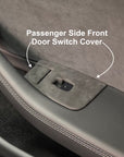2024+ | Model 3 Highland Refreshed Alcantara Window & Door Switch Cover (6 Pieces) - Imported from Italy