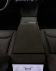 2026+ | Model Y Juniper Refreshed Alcantara Center Console Decal Overlay (3 Pieces) - Imported From Italy