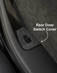 2024+ | Model 3 Highland Refreshed Alcantara Window & Door Switch Cover (6 Pieces) - Imported from Italy