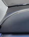 Model 3 & Y* Upper Dashboard Overlay (2 Pieces) - Real Dry Molded Carbon Fiber