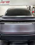 2026+ | Model Y Juniper Refreshed Tailgate Applique - Real Dry Molded Carbon Fiber