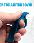 2020+ | Model Y Aluminum Hitch Cover Removal Tool - Blue
