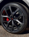2026+ | Model Y Performance 21’’ Arachnid 2.0 Wheel Carbon Fiber Look Outer Rim Spoke PPF Overlay - 20 Piece Kit