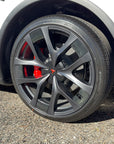 2026+ | Model Y Performance 21’’ Arachnid 2.0 Wheel Carbon Fiber Look Outer Rim Spoke PPF Overlay - 20 Piece Kit