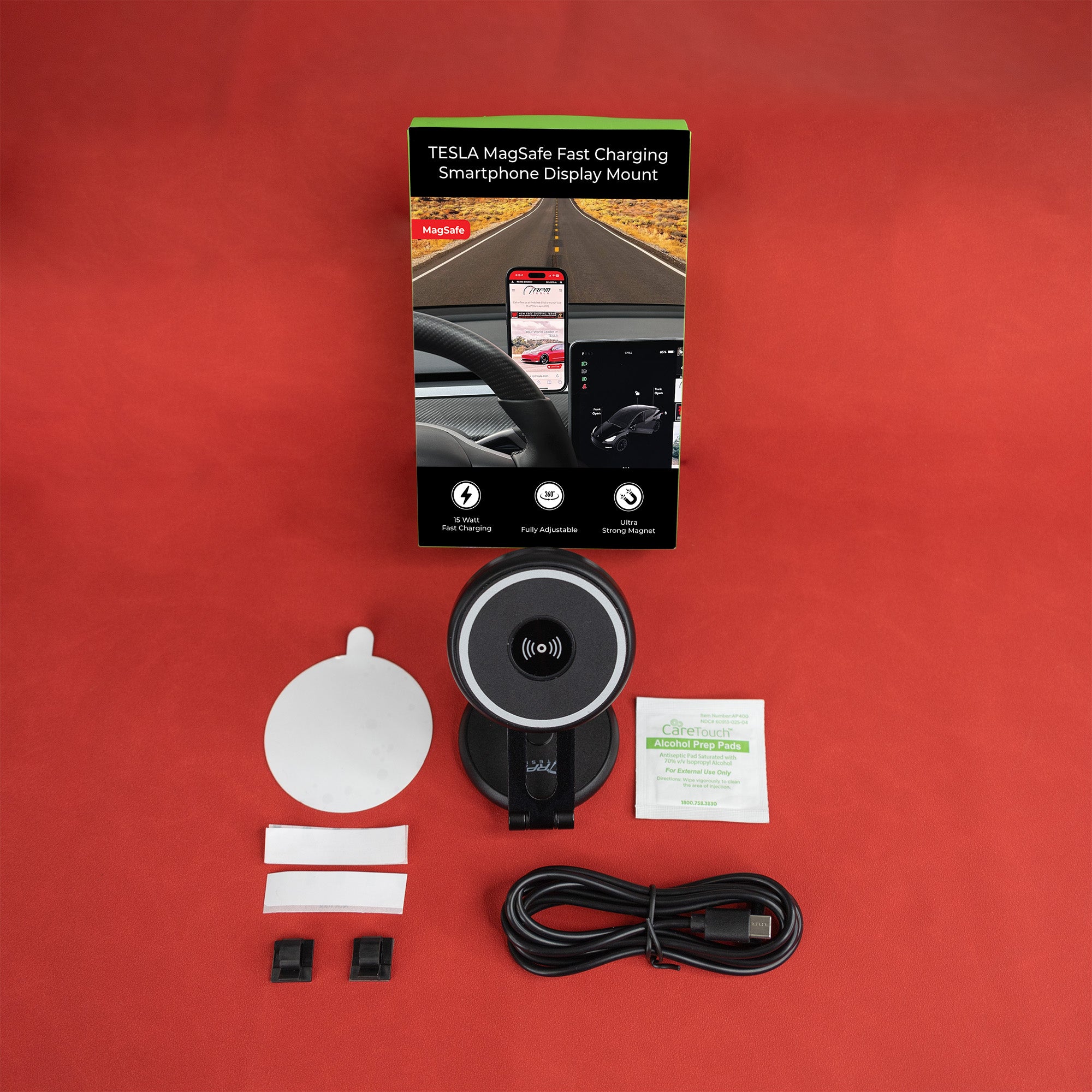 Cybertruck Hideaway MagSafe 15W Fast Charging Smartphone Display