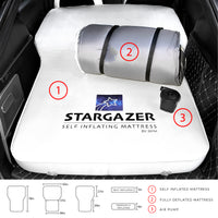 RPM Stargazer Self-Inflating Memory Foam Mattress (5.5" Thick With Pump & Bag)