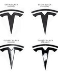 Model 3 Replacement TESLA T Logo Emblems for Hood & Trunk (1 Pair, 4 Pieces)