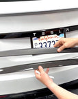2014-2021* | Model S Tailgate Applique Overlay - Real Molded Carbon Fiber