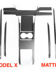 2021-2025 | Model S & X Interior Upgrade Kit "Go Plaid" (9 & 12 Piece Kit) - Real Molded Carbon Fiber - Goodbye Wood
