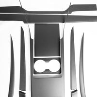 2021+ | Model S & X Interior Upgrade Kit "Go Plaid" (9 & 12 Pieces) - Real Molded Carbon Fiber