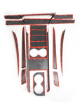 2021-2025 | Model S & X Interior Upgrade Kit "Go Plaid" (9 & 12 Piece Kit) - Real Molded Carbon Fiber - Goodbye Wood