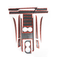 2021+ | Model S & X Interior Upgrade Kit "Go Plaid" (9 & 12 Pieces) - Real Molded Carbon Fiber