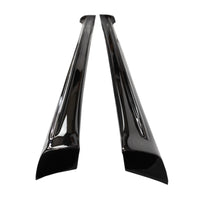 2022+ | Model X Colossal Side Skirt Overlays (1 Pair) - Real Dry Molded Carbon Fiber