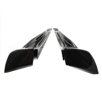 2022+ | Model X Colossal Side Skirt Overlays (1 Pair) - Real Dry Molded Carbon Fiber