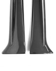 2016+ | Model X Colossal Side Skirt Overlays (1 Pair) - Real Dry Molded Carbon Fiber