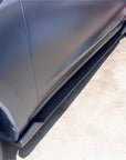 2017+ | Model 3 Colossal Side Skirt Overlays - Real Dry Molded Carbon Fiber