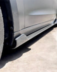 2017+ | Model 3 Colossal Side Skirt Overlays - Real Dry Molded Carbon Fiber