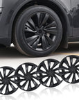 2026+ | Model Y Juniper Refreshed 19" Crossflow Spiral Storm Wheel Covers (Set of 4)