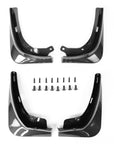 Model 3 Mud Flaps Screwless - Glossy Carbon Fiber Look - (Set of 4)