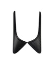 2023+ | Model 3XY Top Half Cover Turn Signal Overlays - Hardware 4.0 (1 Pair) - Real Dry Molded Carbon Fiber