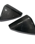 Cybertruck Side View Mirror Overlays - Real Dry Molded Carbon Fiber