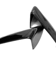 Cybertruck Side View Mirror Overlays - Real Dry Molded Carbon Fiber