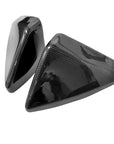 Cybertruck Side View Mirror Overlays - Real Dry Molded Carbon Fiber