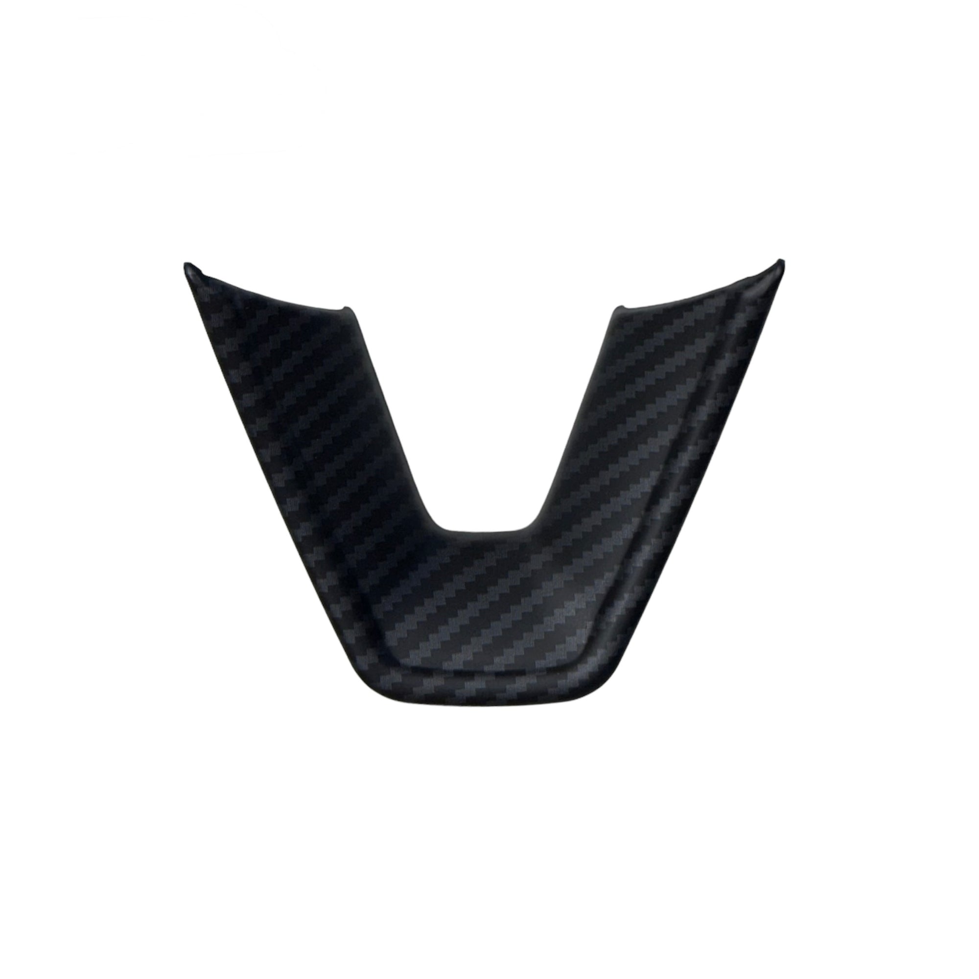 2024+ | Model 3 Highland Refreshed ABS Steering Wheel Applique - Hydro Carbon Fiber Coated Matte