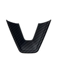 2024+ | Model 3 Highland Refreshed ABS Steering Wheel Applique - Hydro Carbon Fiber Coated Matte