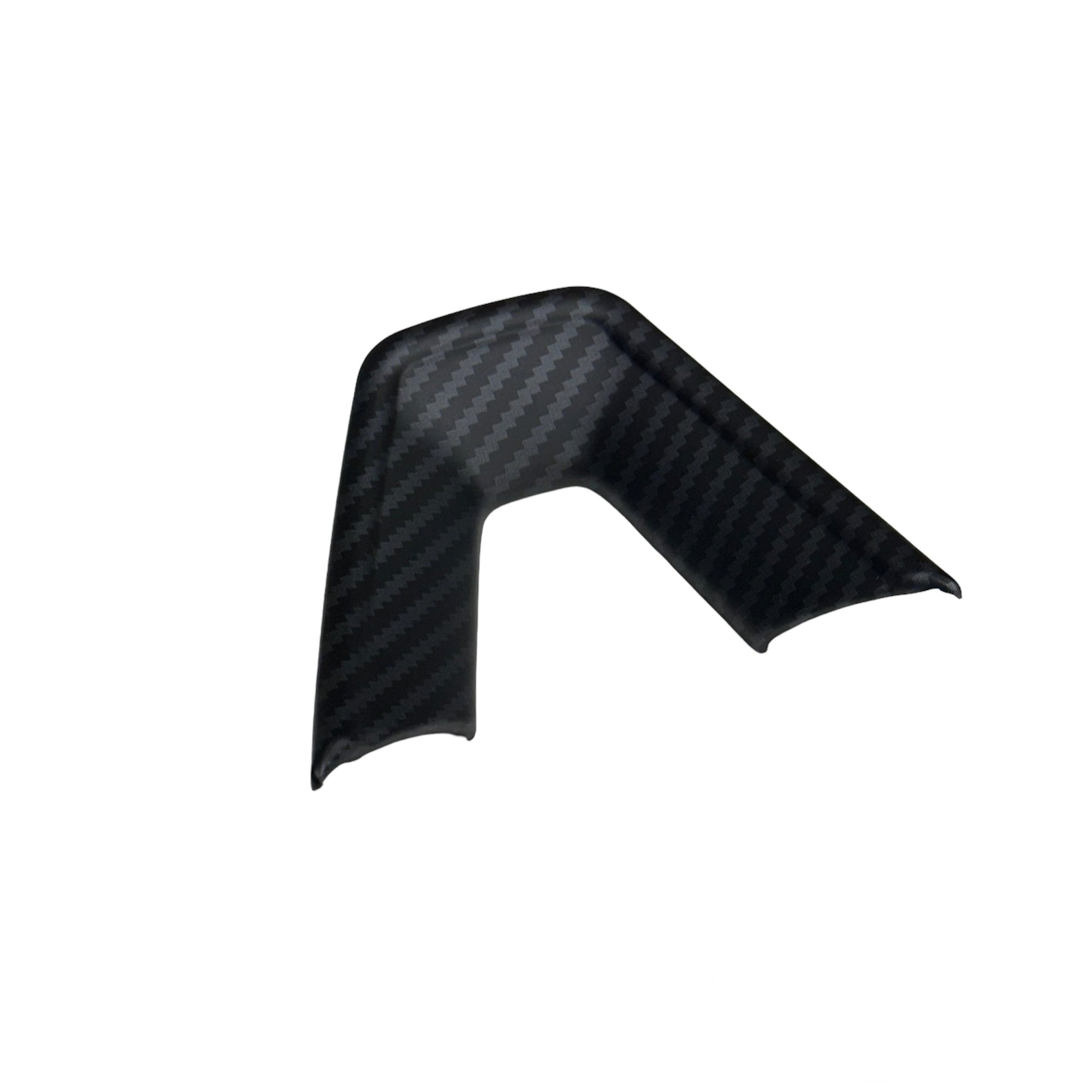 2024+ | Model 3 Highland Refreshed ABS Steering Wheel Applique - Hydro Carbon Fiber Coated Matte
