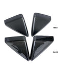 Cybertruck Side View Mirror Overlays - Real Dry Molded Carbon Fiber